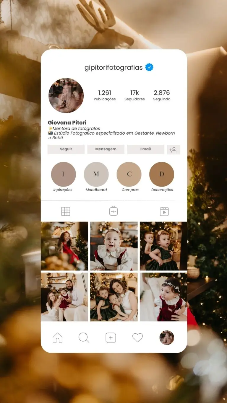 Story de Instagram ideia criativa feed minimalista branco e cinza
